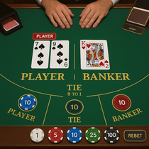 KinBet - Baccarat Table Game - High Roller Casino Netherlands