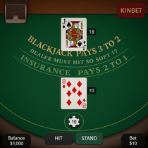 KinBet - Blackjack Table Game - Classic Casino Netherlands