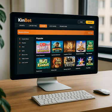 KinBet Casino - Desktop Platform Design - Nederlandse Online Casino